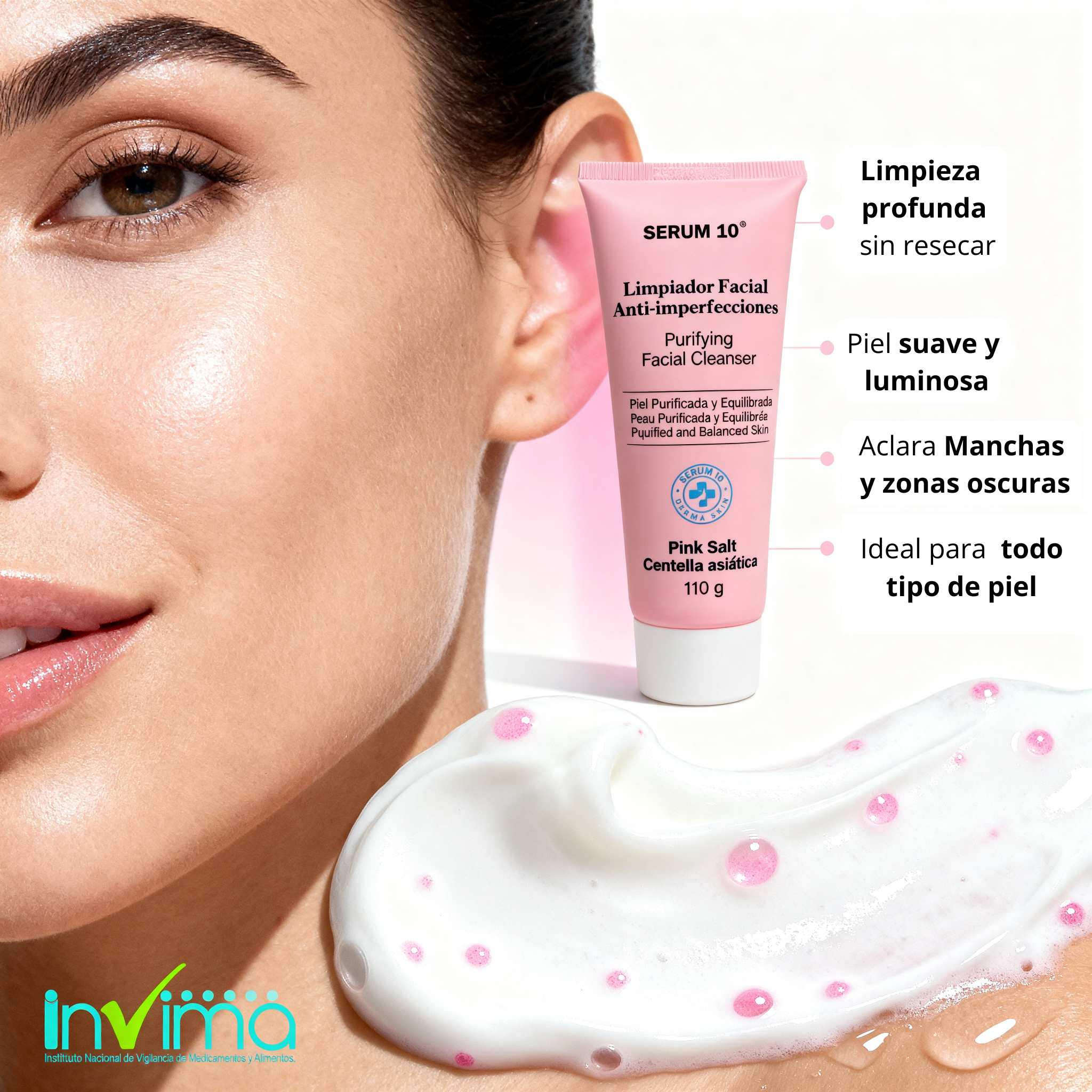 Exfoliante Pink Salt Todo tipo de Piel